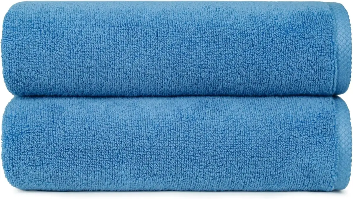 Amazon Basics 2-Piece Quick-Dry Oversize Bath Towel