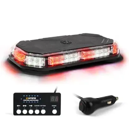 Xprite Rooftop Strobe Light Bar w/ Control Panel