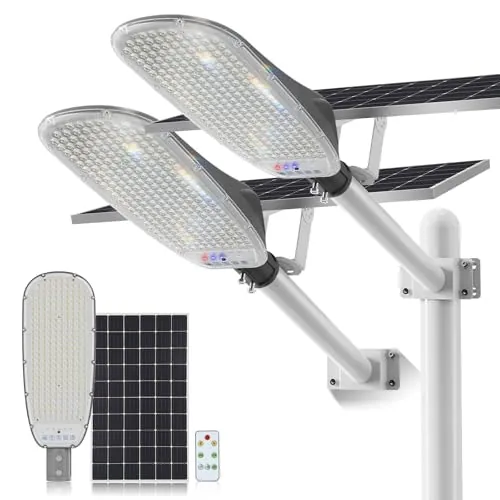 Entelechy 12,000W Solar Street Light 2-Pack