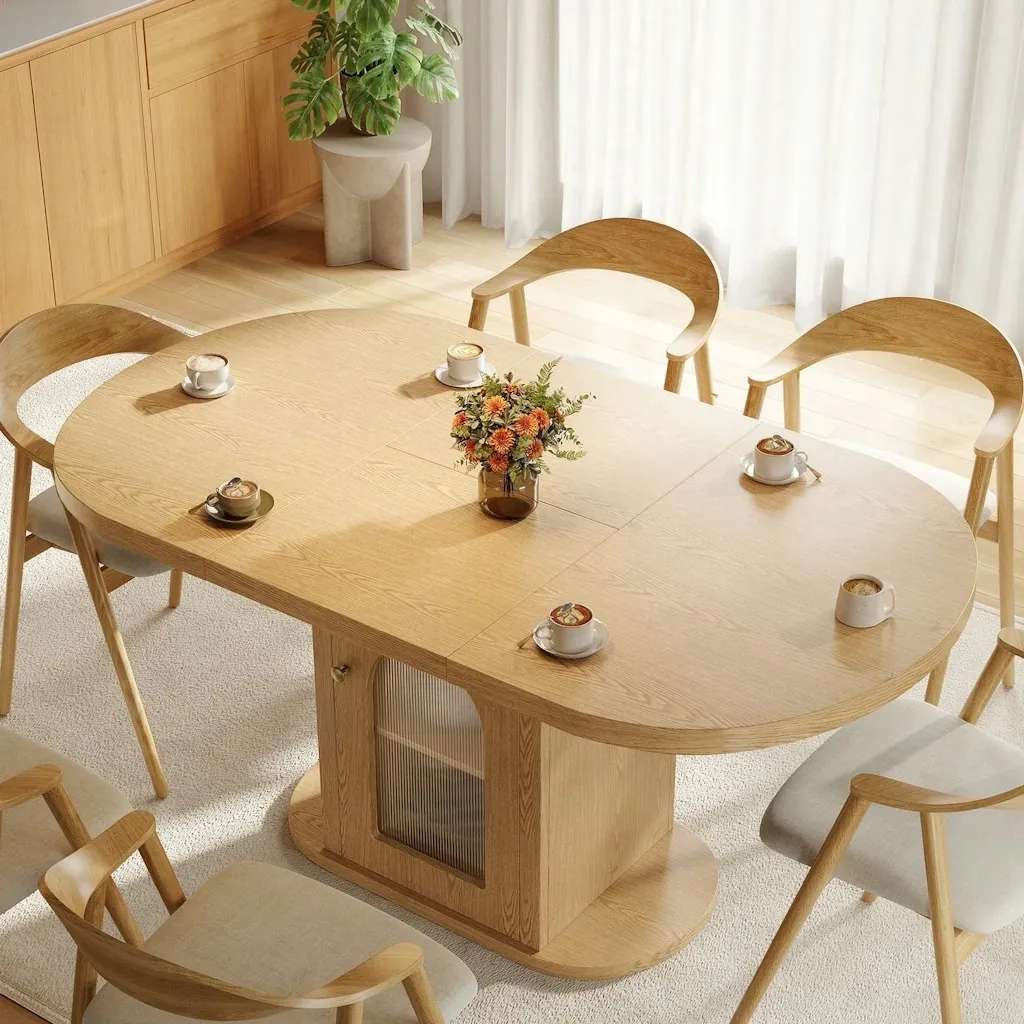 Patbrela Extendable Dining Table w/ Storage