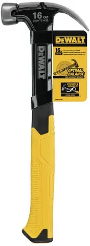 DeWalt 16 oz Smooth Face Curve Claw Hammer
