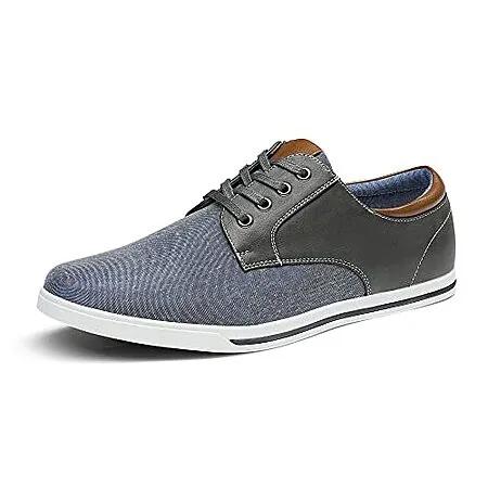 Bruno Marc Men's Canvas Oxford Casual Sneakers (3 Colors)