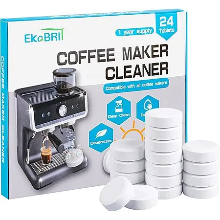 24-Ct EKoBRIT Coffee Machine Cleaner & Descaler Tablets