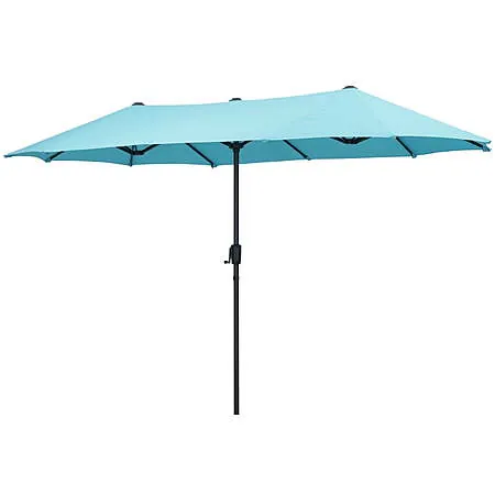 13' Ainfox Large Patio Umbrella (Blue)