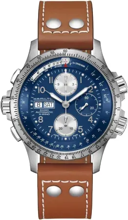 Hamilton Khaki Aviation Automatic Men's Watch w/ 44mm Stainless Steel Case