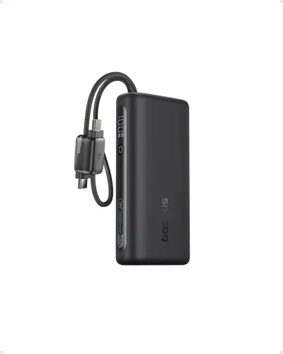 Baseus 67W Laptop Power Bank 10000mAh with Built in Dual Cables