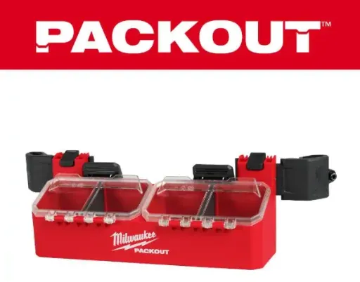 Milwaukee PACKOUT 2-Bin Tool Box Attachment