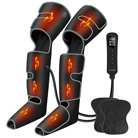 SHINE WELL Air Compression Leg Massager w/ Heat