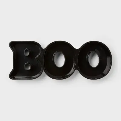 'BOO' Halloween Letter Candy Tray