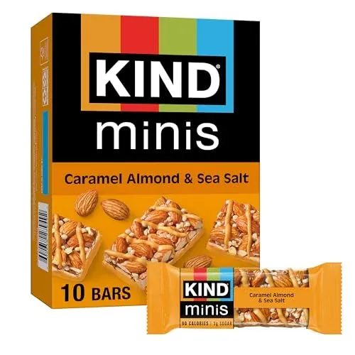 Kind Minis Nut Bars 10-Pack (Caramel Almond & Sea Salt)