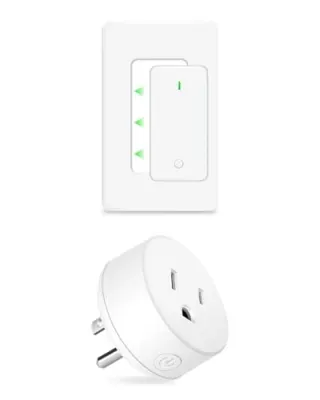 NineLeaf Remote Control Outlet with Detachable Switch