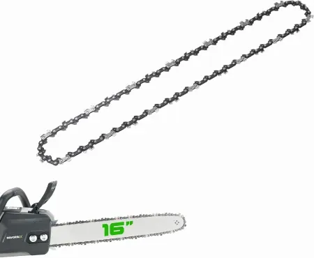 NovorikX 16" 3/8" Low Profile .050" Gauge Chainsaw Chain