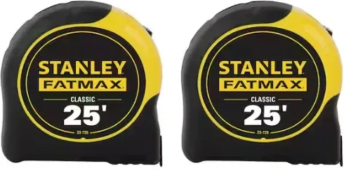 Stanley 25 ft. FATMAX Tape Measure (2-Pack)