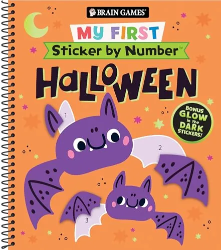 My First Halloween Sticker by Number
