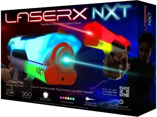 2-Pack Laser X NXT Tag 300' Range Toy Blasters