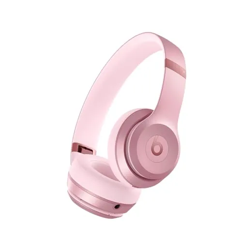 Beats Solo 4 Wireless On-Ear Bluetooth Headphones Metallic Pink