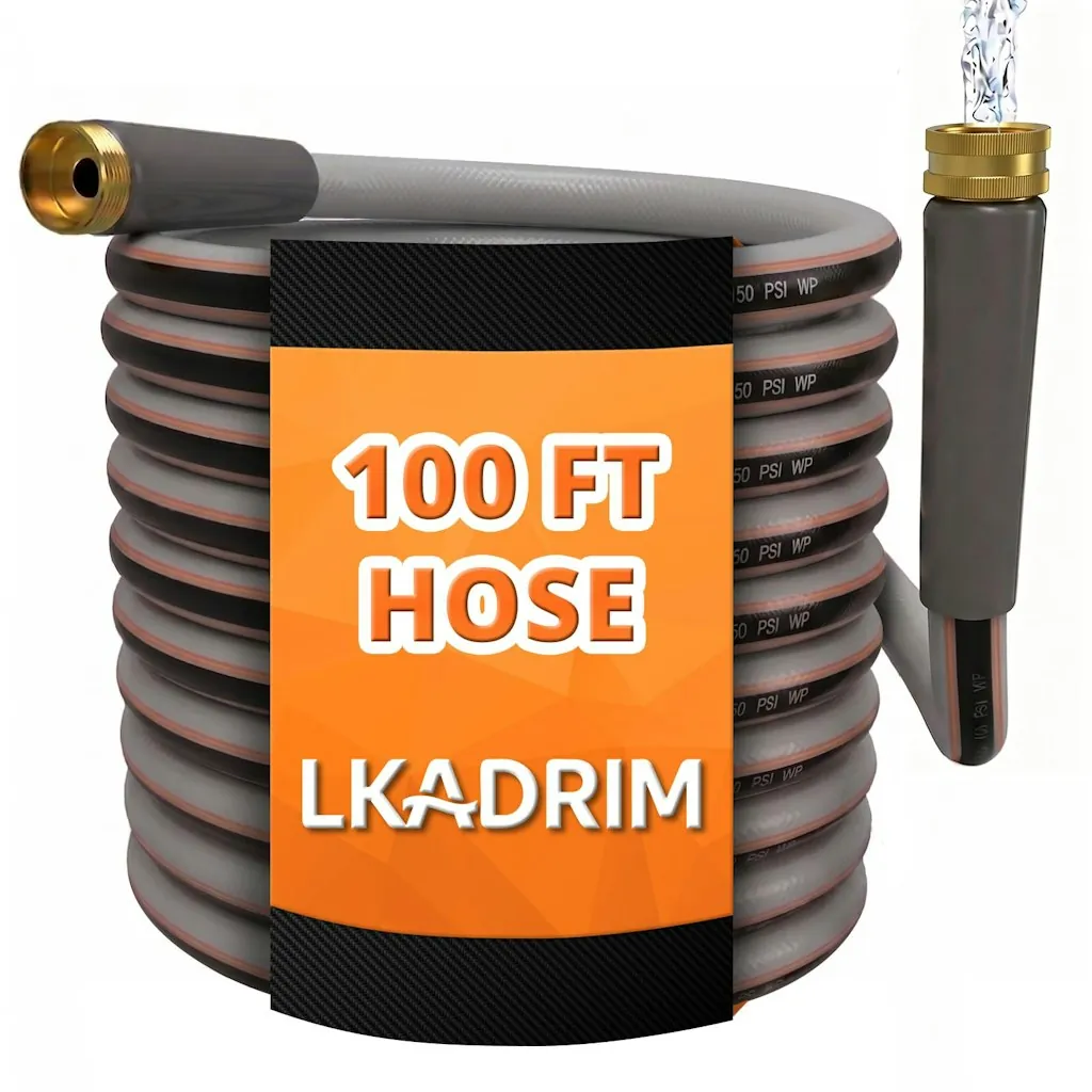 100-Foot Non-Expandable Hybrid Garden Hose