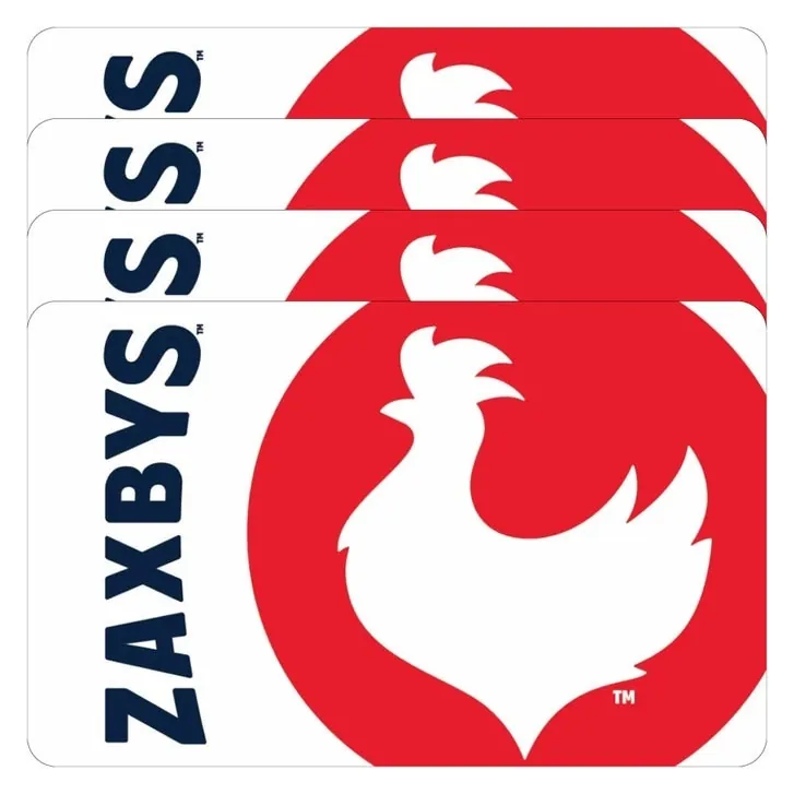 Four $25 Zaxby's Gift Cards ($100 Value)