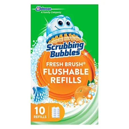 10-Count Scrubbing Bubbles Fresh Brush Flushable Cleaner Refills