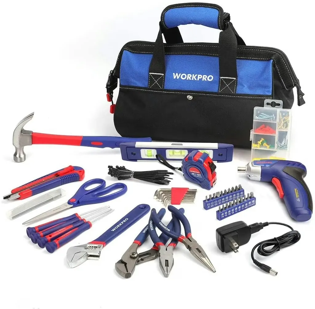 WorkPro 125-Piece Household Tool Kit