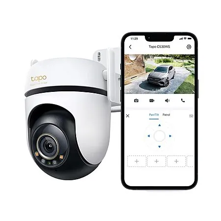Tapo 3K 5MP Outdoor Pan/Tilt Security Wi-Fi Camera w/ 360° View & Motion Tracking