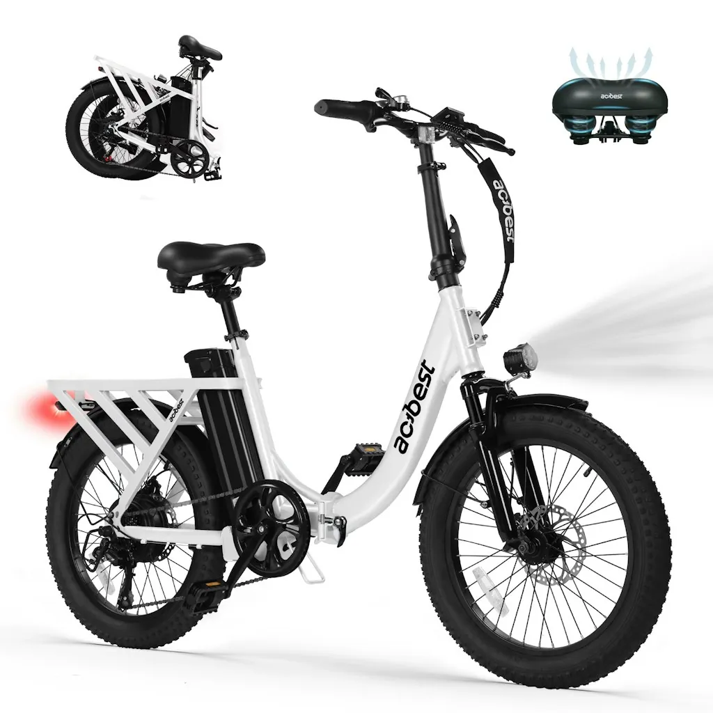 Actbest Mars 1200W 48V 13.5Ah Fat Tire Folding Electric Bike
