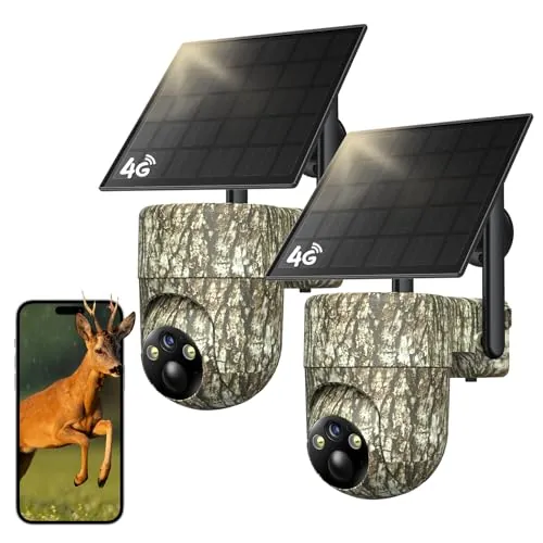 KENPRO 4G LTE Cellular Trail Camera 360° View - 2 Pack