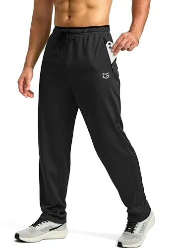 G Gradual Men's Mesh Lightweight Athletic Sweatpants