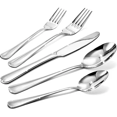 40-Pc 18/10 Stainless Steel Flatware Set