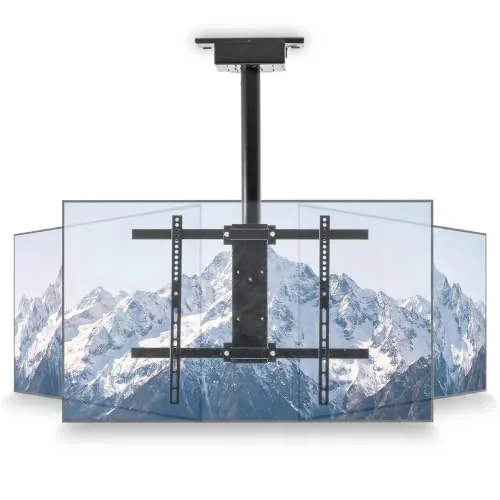 Motorized Ceiling TV Mount for 55-85" TVs with 300° Swivel