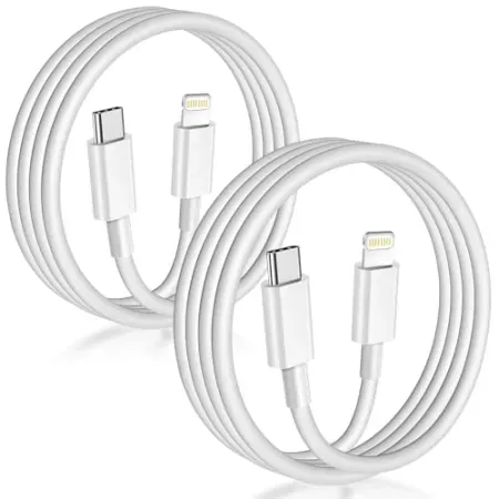 2-Pack APFEN 6' USB C to Lightning Cable