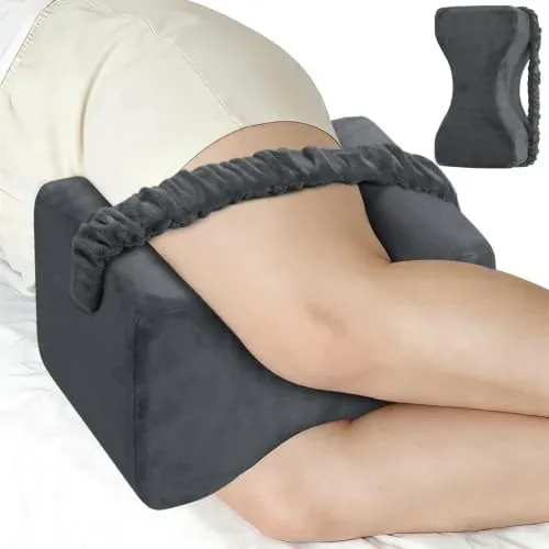 Grey Memory Foam Leg Pillow (Large Size)