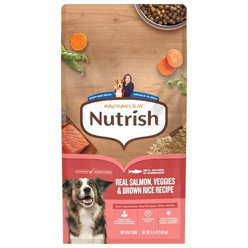 Nutrish Salmon Dry Dog Food, 4.5 lb. Bag (Rachael Ray)