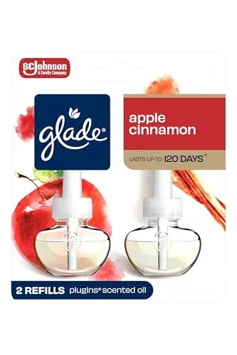 Glade PlugIns Refills Air Freshener 2-Pack 1.34-Oz (Apple Cinnamon)