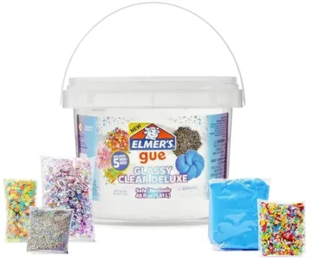 48oz Large Elmer's Glue Premade with 5 Sets of Slime Add-ins
