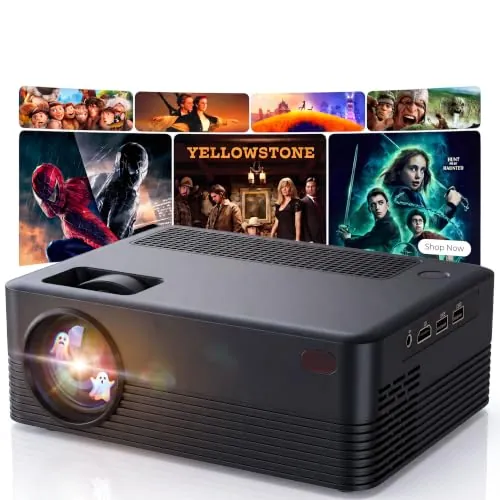 Smart Projector with Wi-Fi and Bluetooth