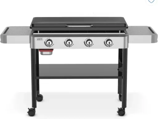Weber Rust-Resistant 4 Burner Liquid Propane Griddle 36-Inch Wide