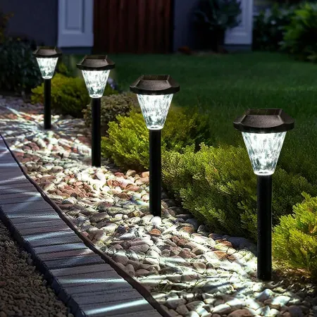 8-Pack GIGALUMI Waterproof Solar Garden Lights