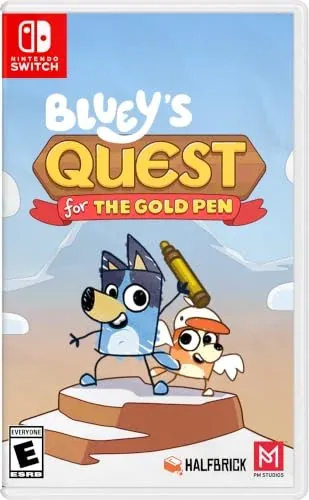 Bluey's Quest for The Gold Pen