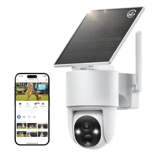 Tical Solar Security Camera Wireless Outdoor 1-Pack 4MP