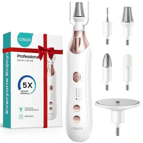 COSLUS C43 Professional Manicure Pedicure Kit with Upgrade Wider Grinder