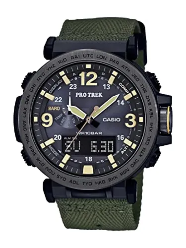Casio PRO TREK Analog-Digital Display Quartz Green Watch