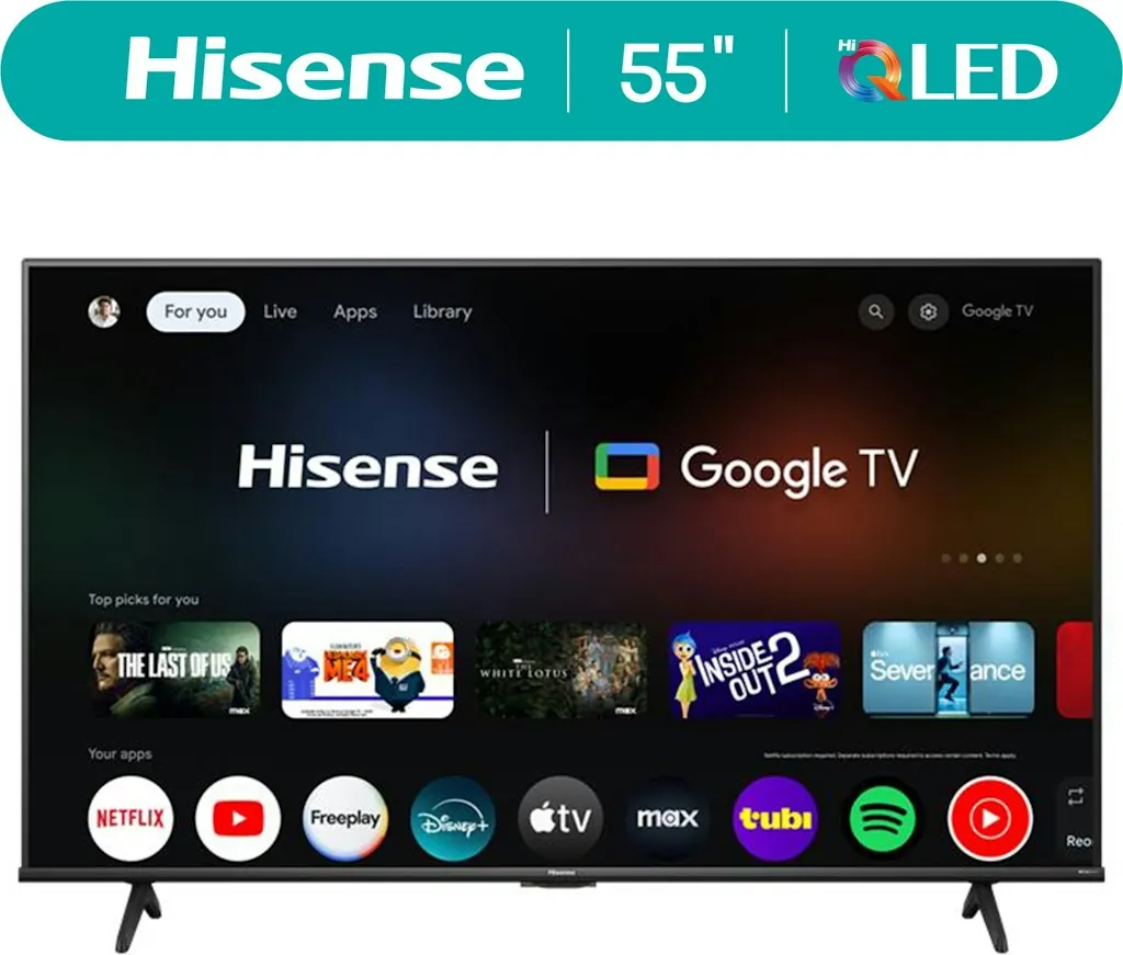 Hisense 55QD6030G 55" QLED 4K UHD Google TV w/ Dolby Vision
