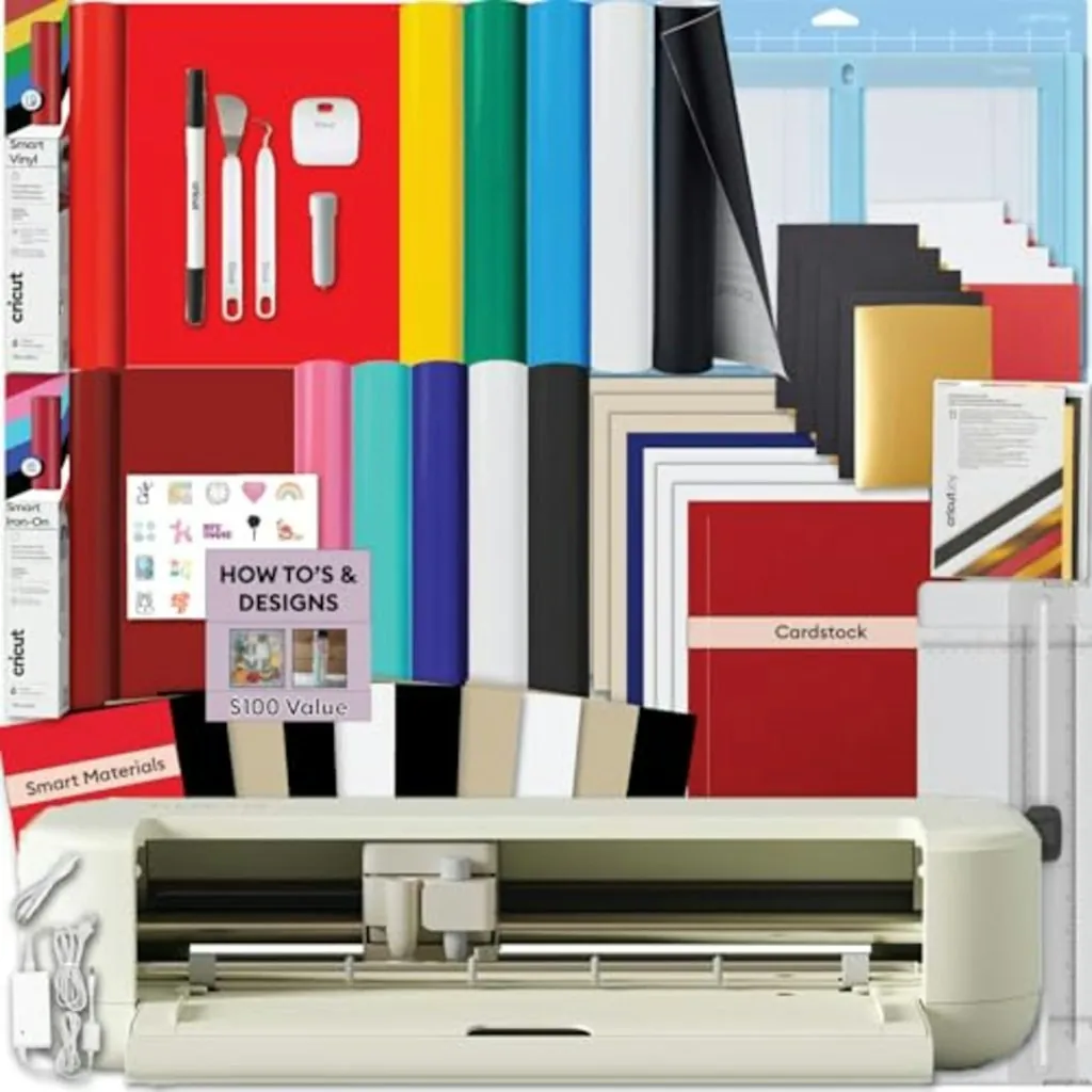 Cricut Explore 5 Essential Bundle w/ Multicolor Sampler