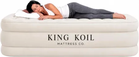 King Koil Air Mattress Queen with Built-in Pump