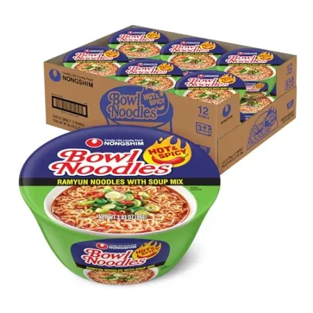 12-Pack Nongshim Ramen Noodle Bowl (3.03oz)
