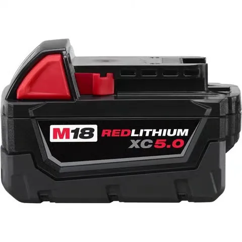 Milwaukee M18 RedLithium XC 5.0Ah Lithium-Ion Battery Pack: Free w/ tool purchase + free shipping
