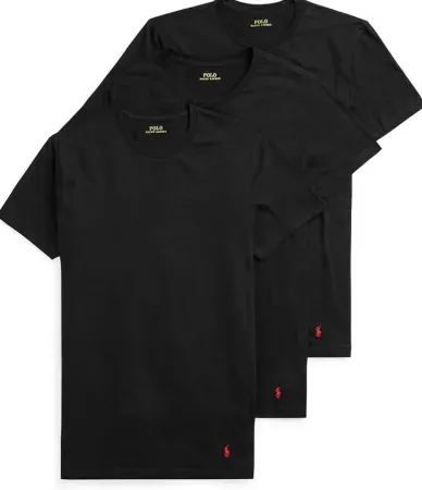 3-Pack Polo Ralph Lauren Men's Cotton Classic T-Shirts