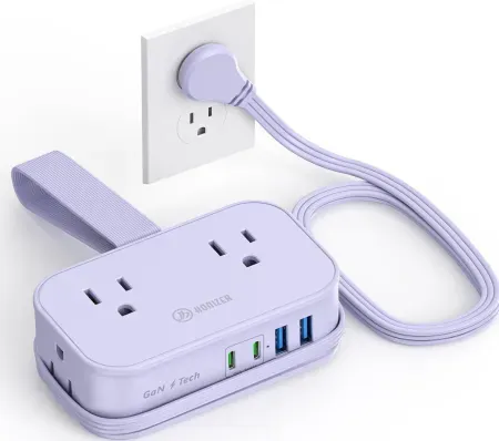 HONIZER 10-in-1 Cruise Approved USB C 20W Travel Power Strip