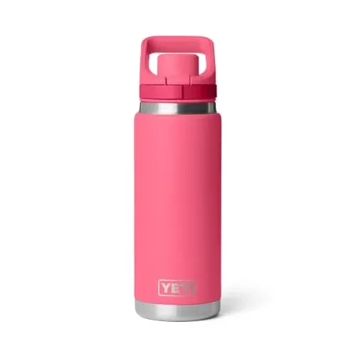 YETI Rambler 18 oz Leakproof Bottle with Flip Chug Cap, Tropical Pink
